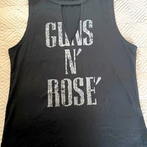NEVER WORN Guns and Rose Tank Top